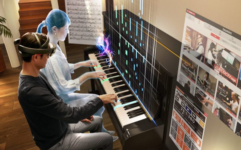 hologramme piano